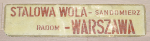 Stalowa Wola - Warszawa